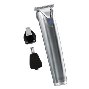 Wahl Stainless Steel Lithium-Ion Cordless Beard Trimmer for Men - Model 9818A