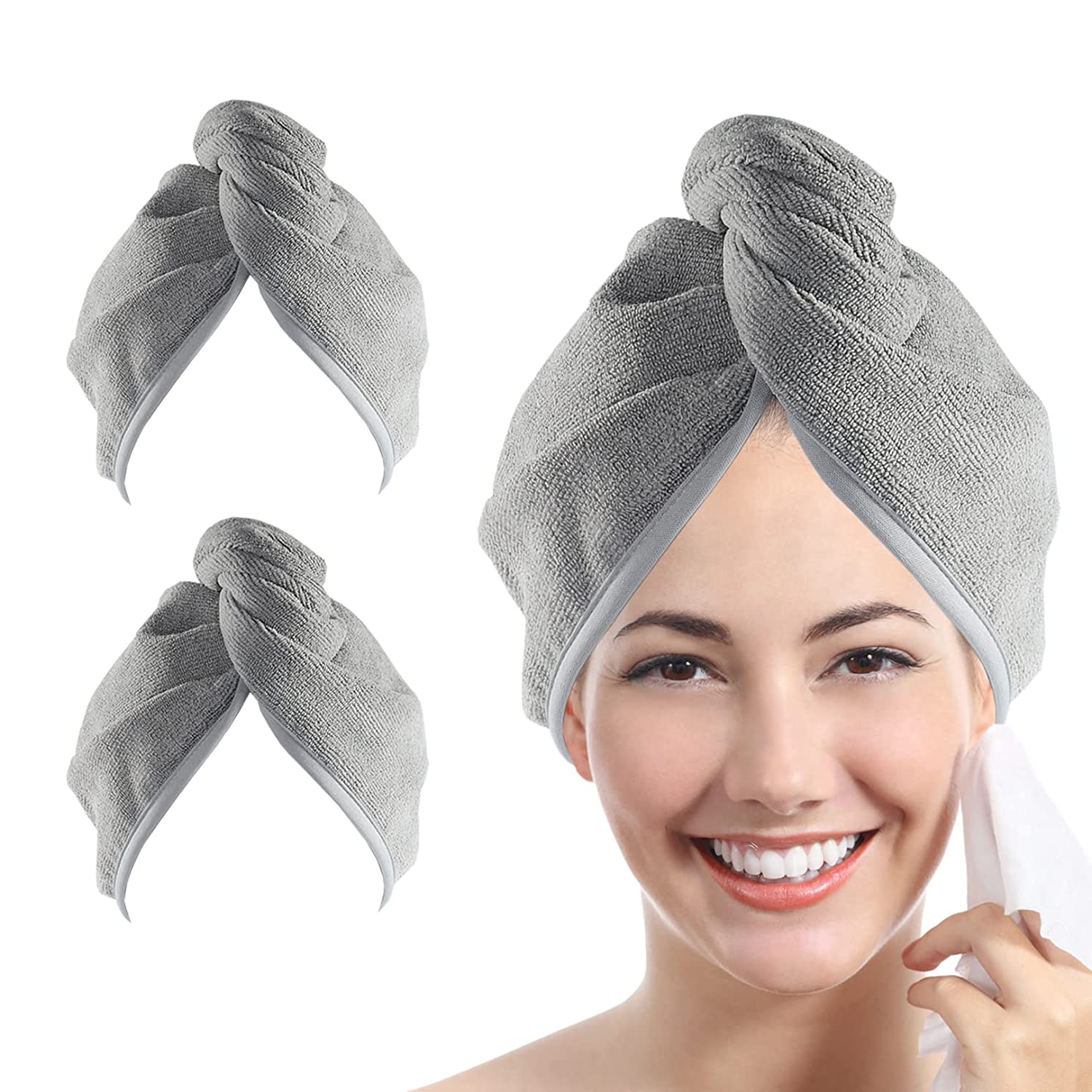 YoulerTex Microfiber Hair Towel
