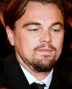 Leonardo DiCaprio with his circle beard