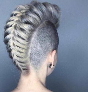 Chunky Braided Mohawk