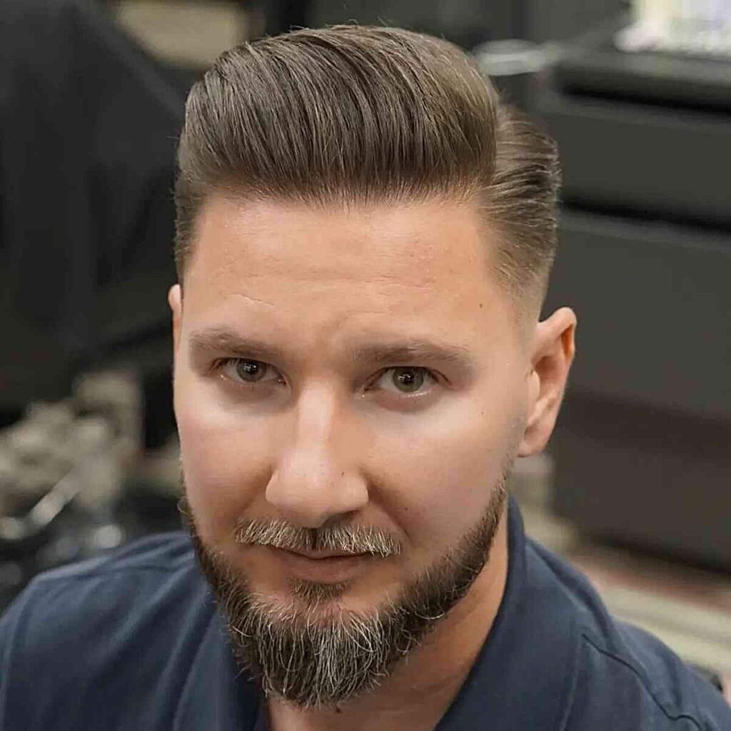Laid Back Comb Over Haircut