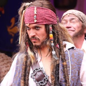 Another Jack Sparrow cosplay actor in Disneyland