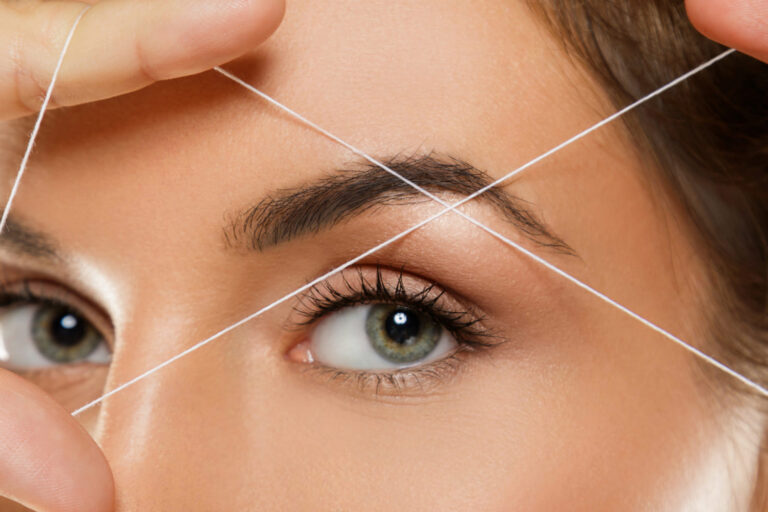 What is eyebrow threading?