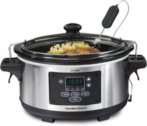 Hamilton Beach Set & Forget 6 Quart Programmable Slow Cooker