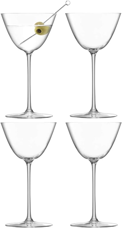 A Set of LSA Borough Martini Glasses