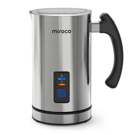 Miroco Stainless Steel Milk Steamer + Automatic Foam Maker