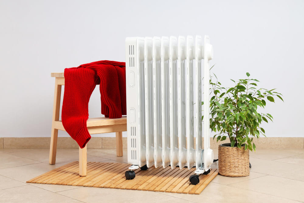 concept heating season modern electric heater room 1