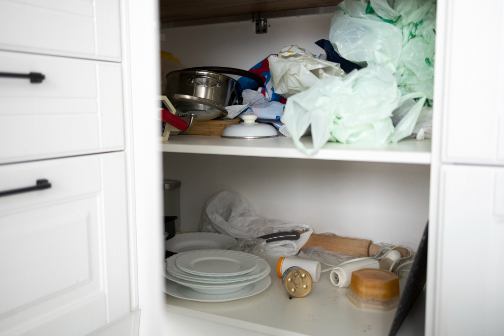 Declutter your kitchen cabinets