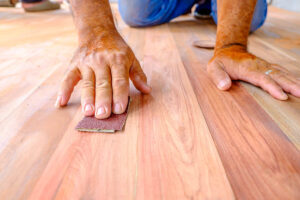 Sanding hardwood floors
