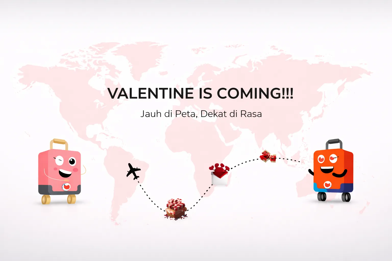 Valentine Tetap Dekat: Kirim Kado untuk Orang Tersayang di Luar Negeri