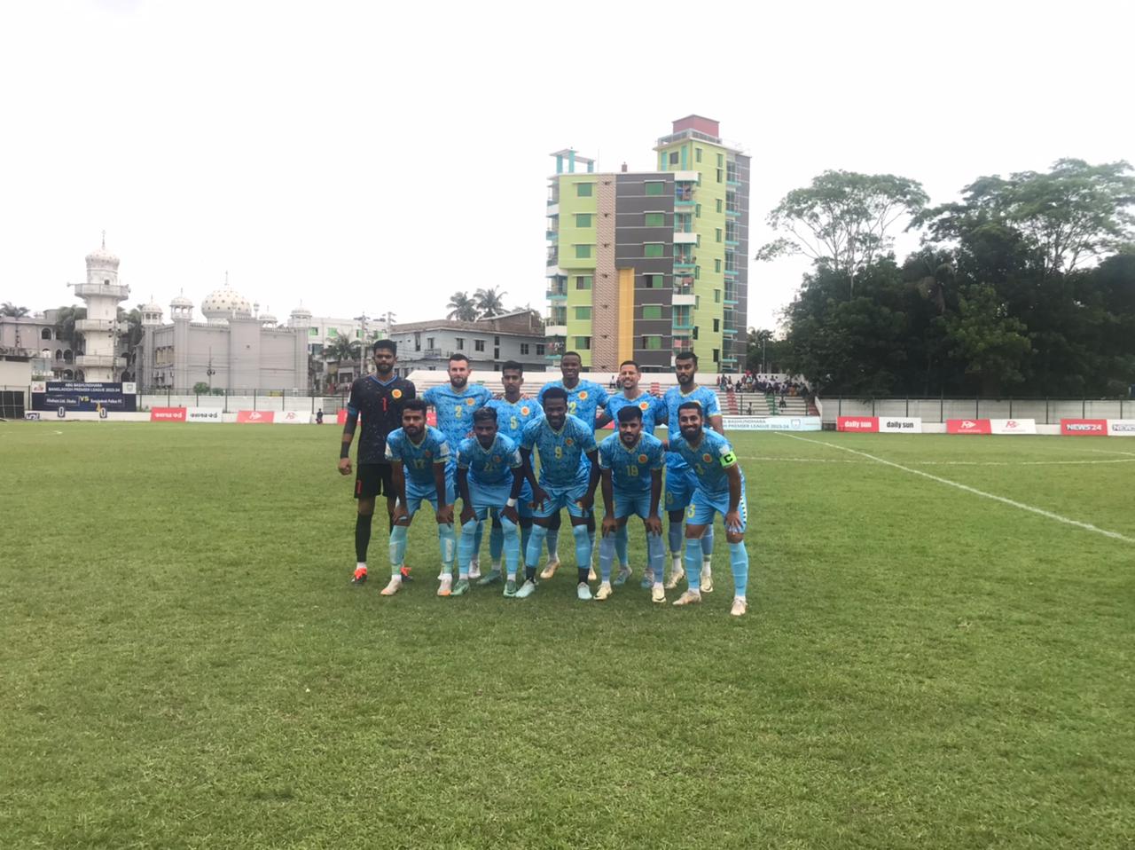 BPL Football:Dhaka Abahani drops points with Police FC
