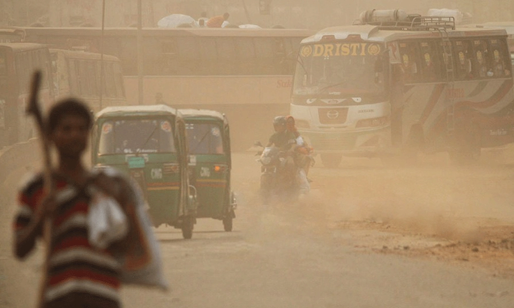 Dhaka's air quality ‘unhealthy’, 5th worst in the world this morning