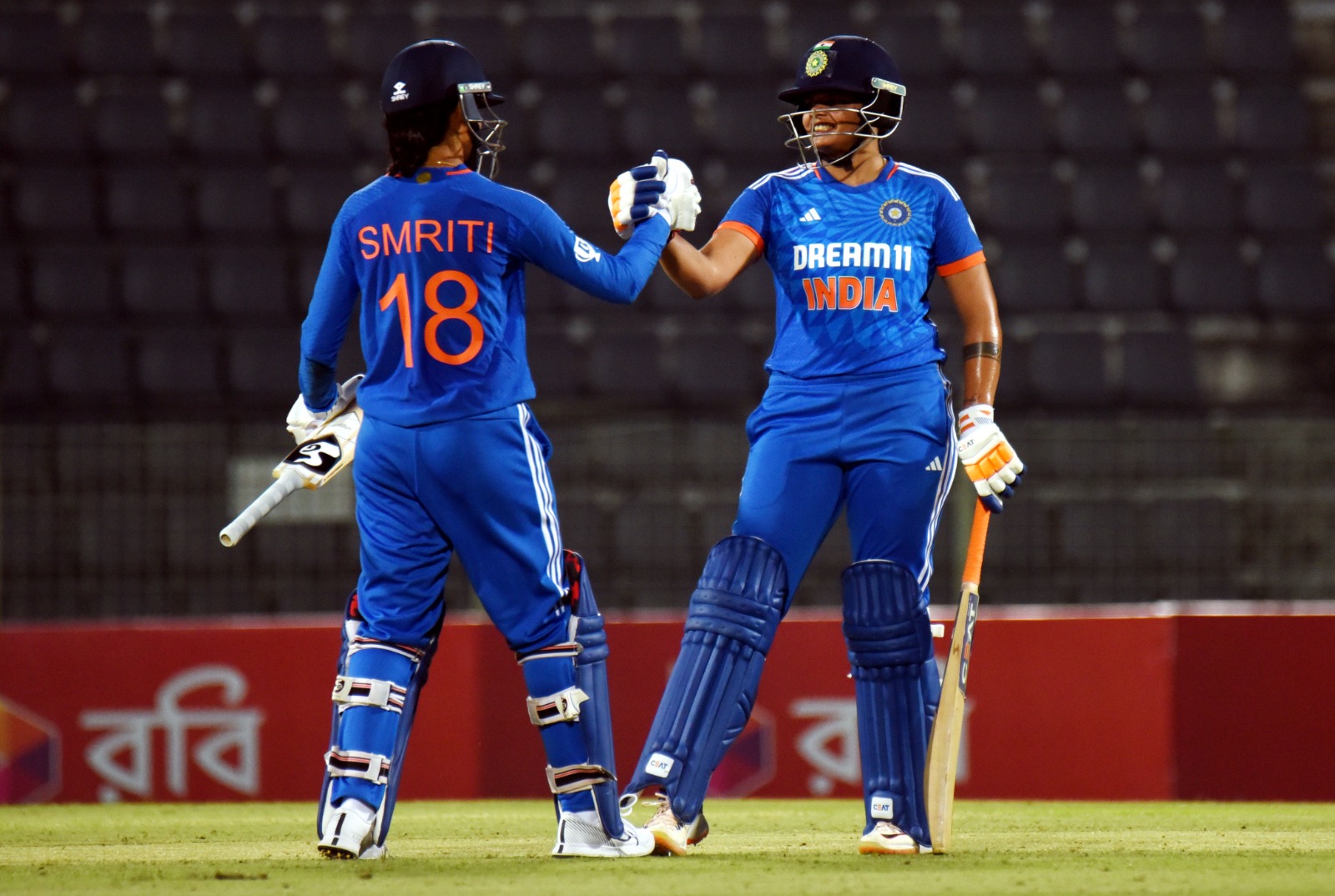 India Women clinch series with dominant display against Bangladesh