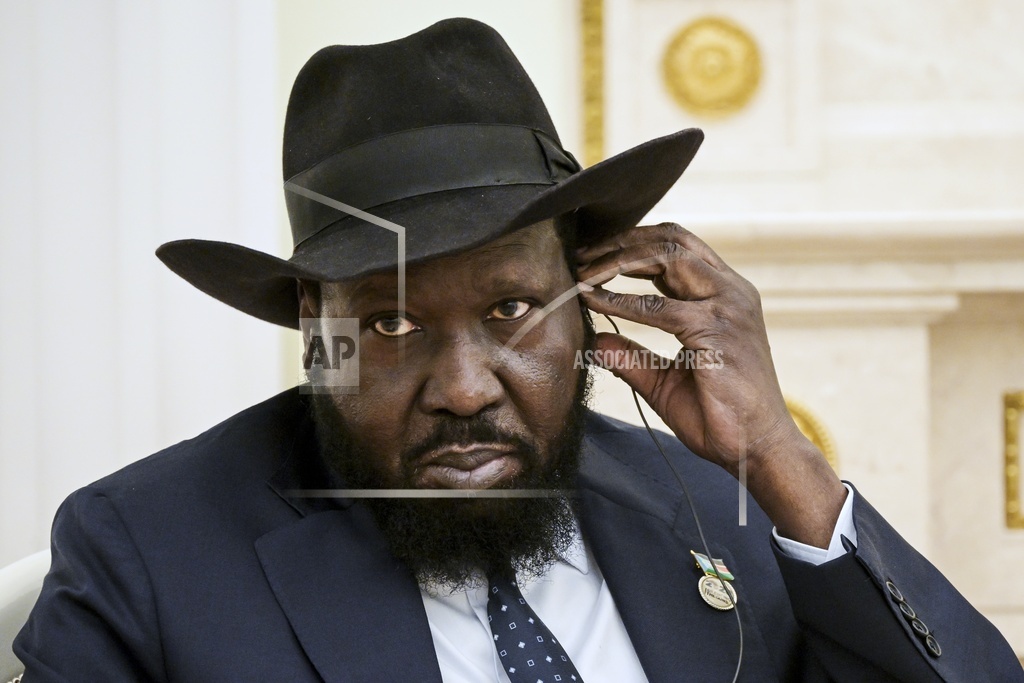 South Sudan’s leader discusses closer ties in energy, trade with Russian President Putin