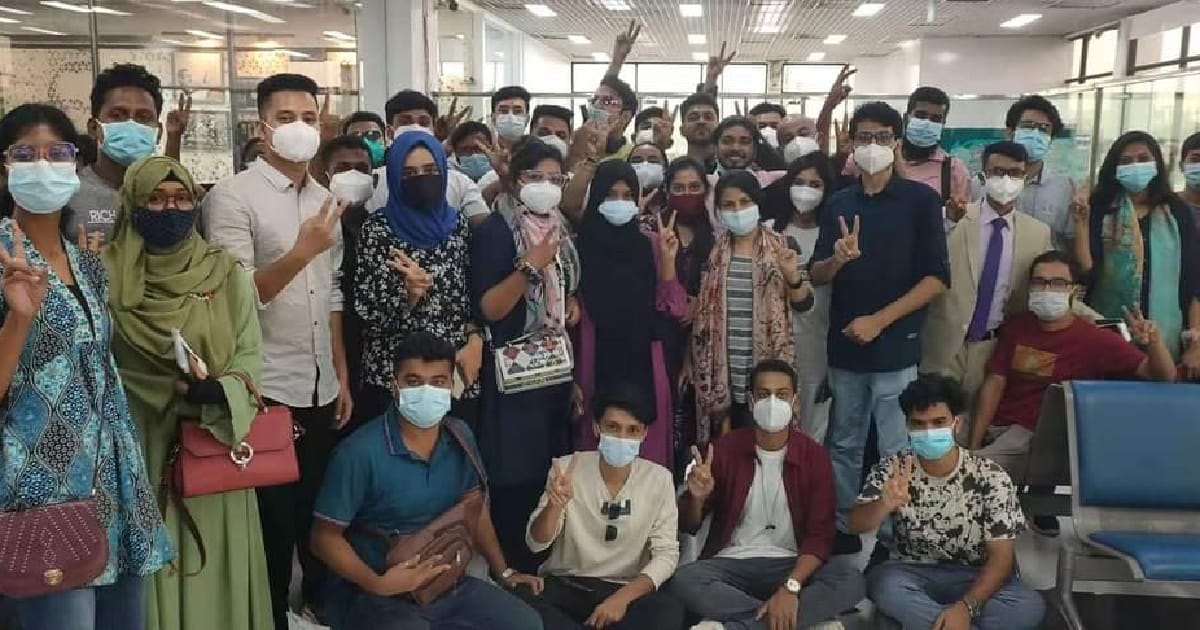 First batch of Covid-stranded Bangladeshi students reaches China