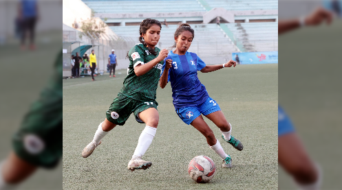 Women's Football League: Siraj Smrity Sangsad outplay Jamalpur Kacharipara Akadash 4-0