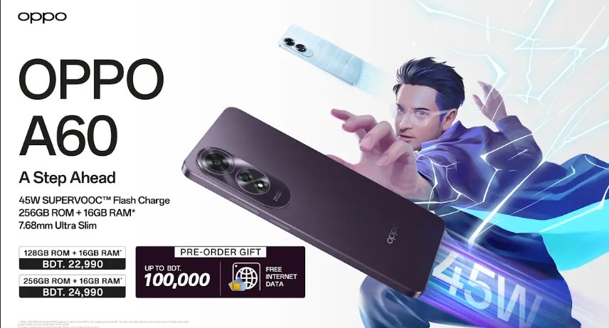 OPPO launches all-new A60 phone