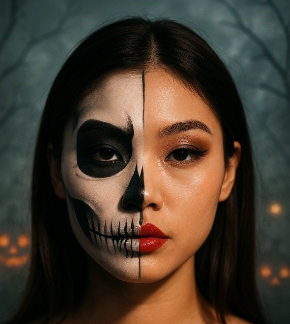 Tips Halloween Face Painting Makeup yang Bikin Tampilan Kamu Standout