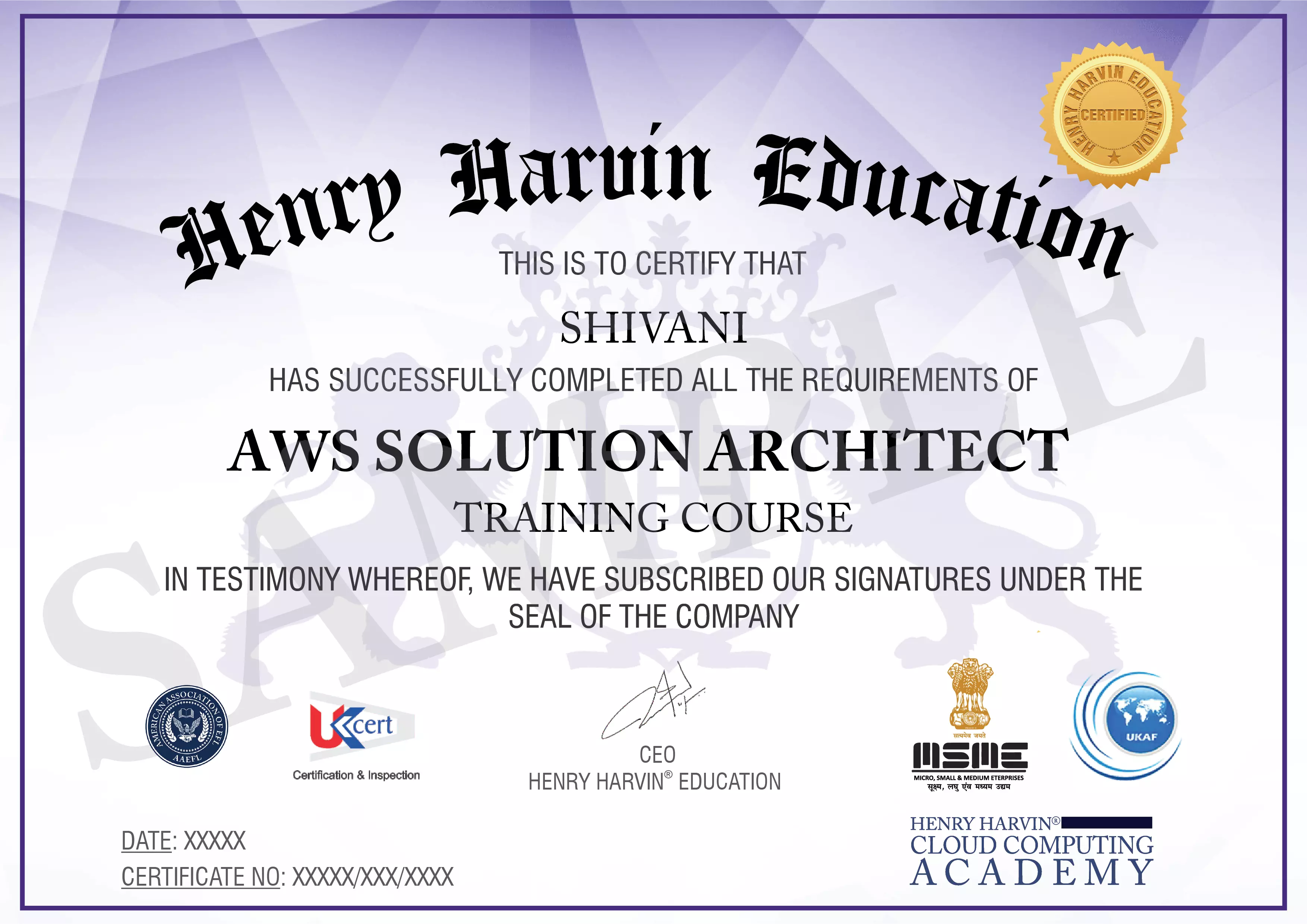 Best Online Cloud Computing Certificaton Training Courses by Henry Harvin