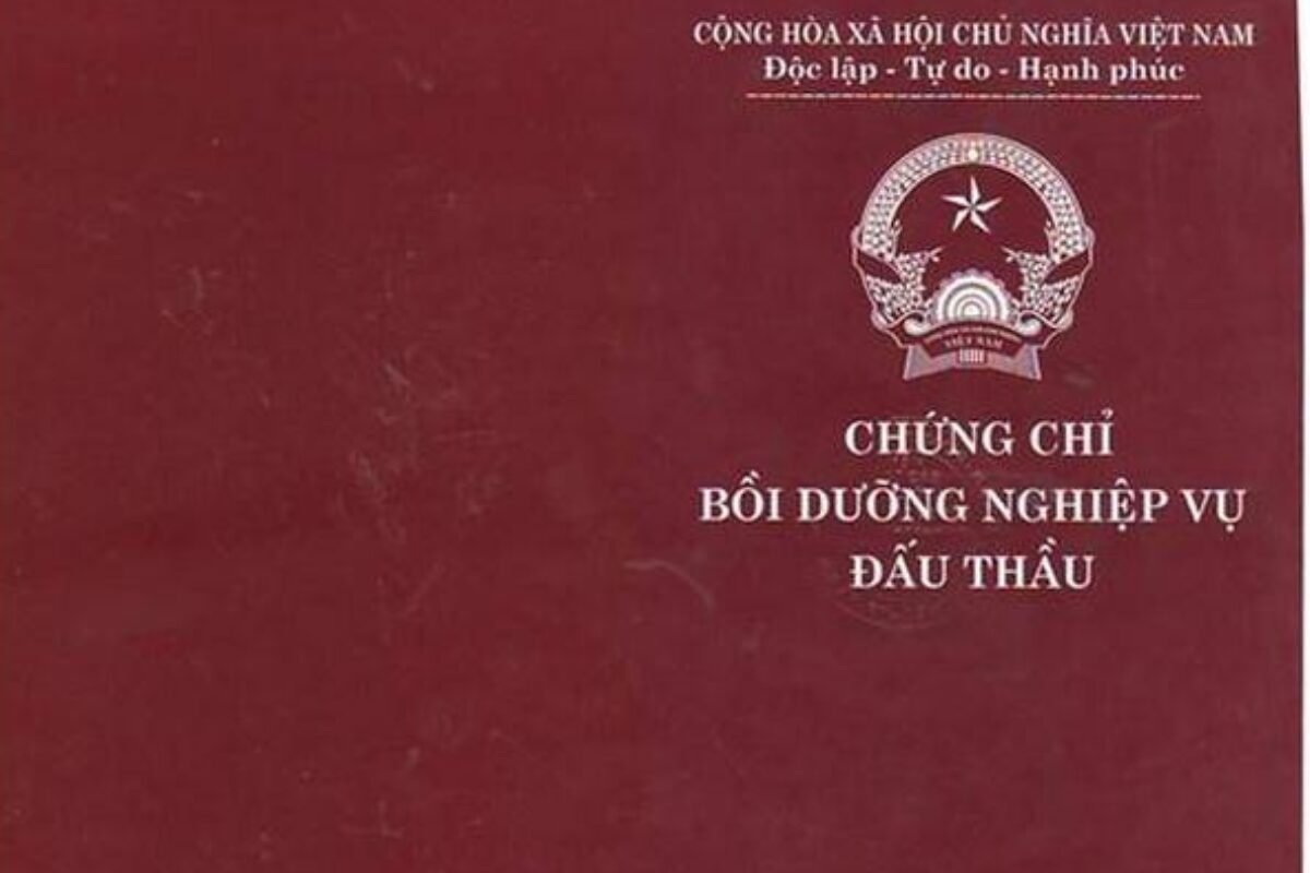 Chứng chỉ đấu thầu là gì? Mục đích sử dụng chứng chỉ đấu thầu