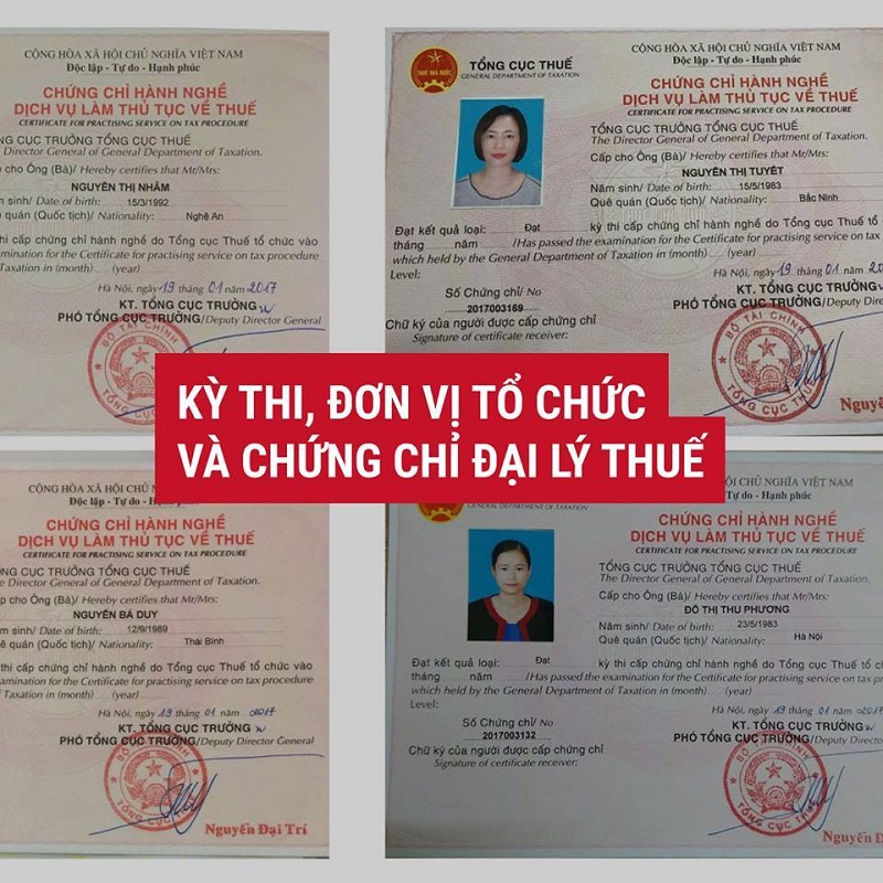 Thủ tục đăng ký cấp chứng chỉ hành nghề đại lý thuế