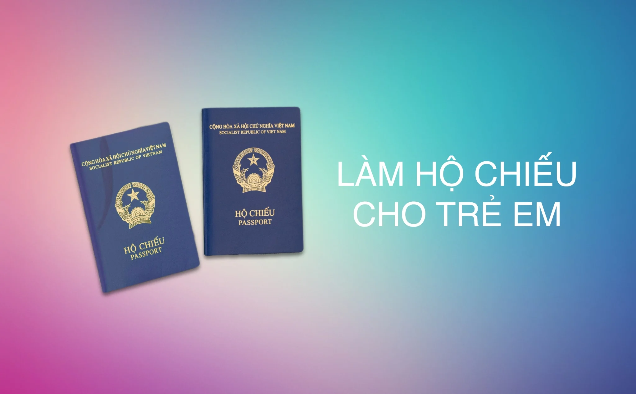 Thủ tục làm hộ chiếu online cho trẻ em năm 2024