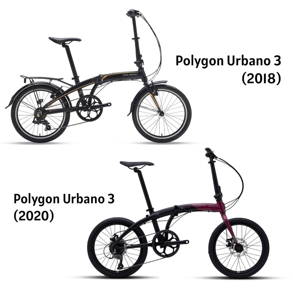 Polygon Urbano 3 2018 dan Polygon Urbano 3 2020
