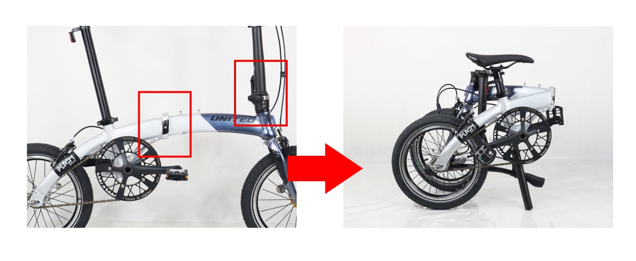 Sepeda Lipat: Sistem 2 Lipatan 