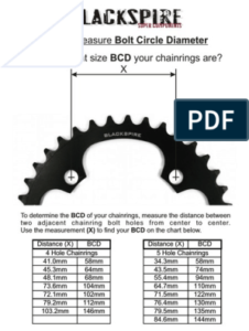 Cara mengukur BCD crankset 