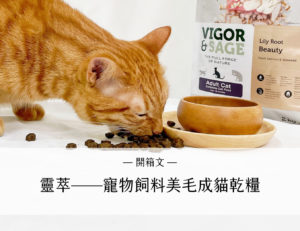 靈萃Vigor&Sage寵物飼料美毛成貓乾糧