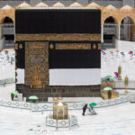 Hajj1441 - Pilgrims apply social distancing during tawaf