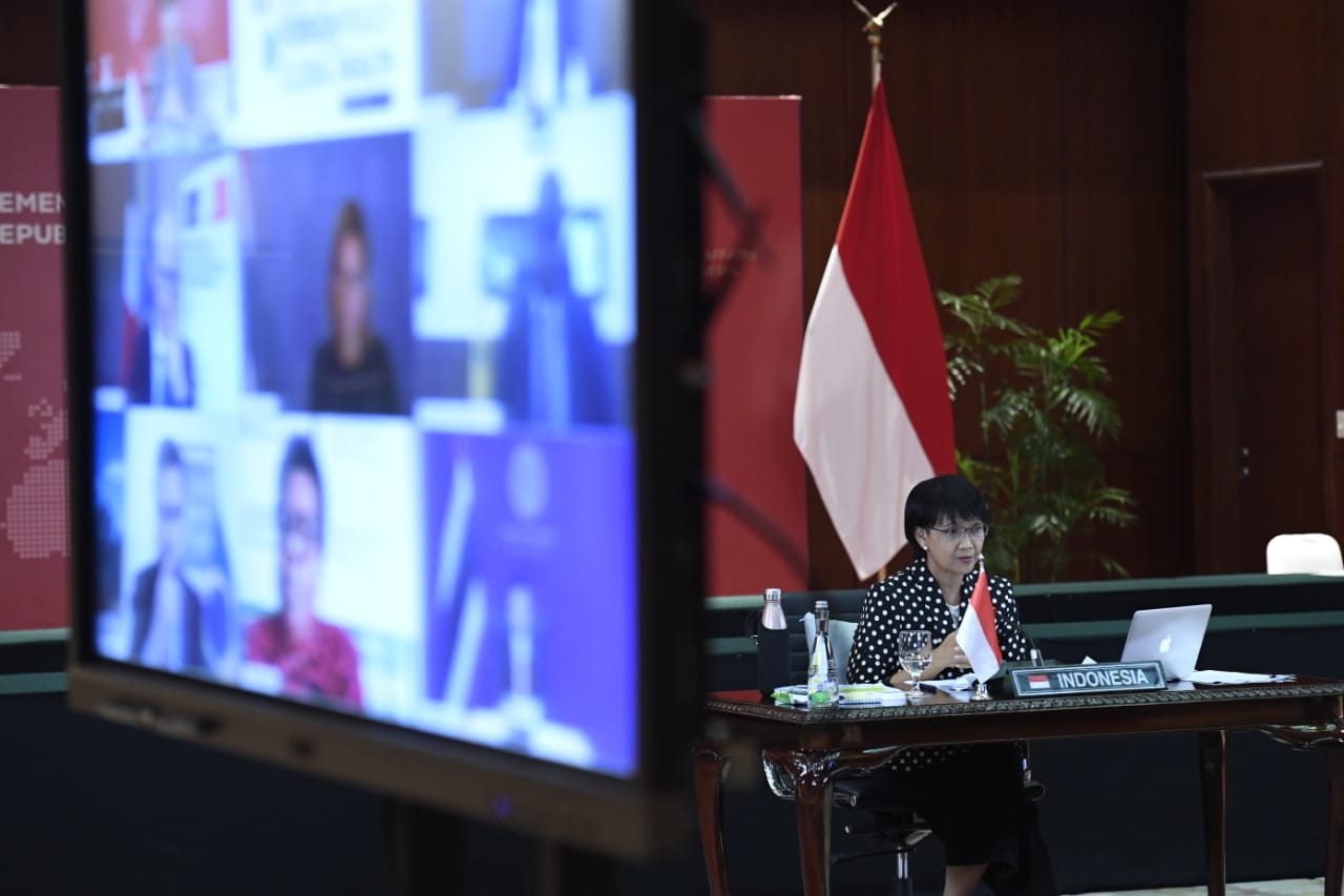 Indonesia encourages global cooperation on national protection, vaccine accessibility, pandemic mitigation