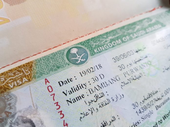 tourist visa saudi for indian