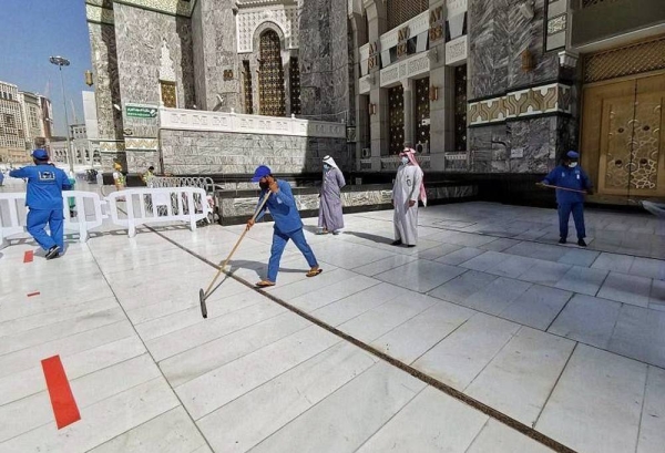 Grand Mosque in Makkah sterilized in 35 minutes