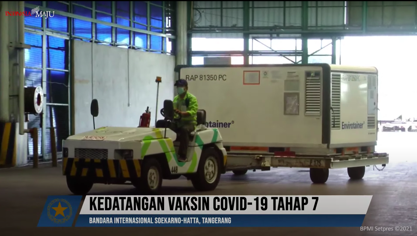COVID-19 – Indonesia receives 16 million doses of Sinovac vaccine in bulk