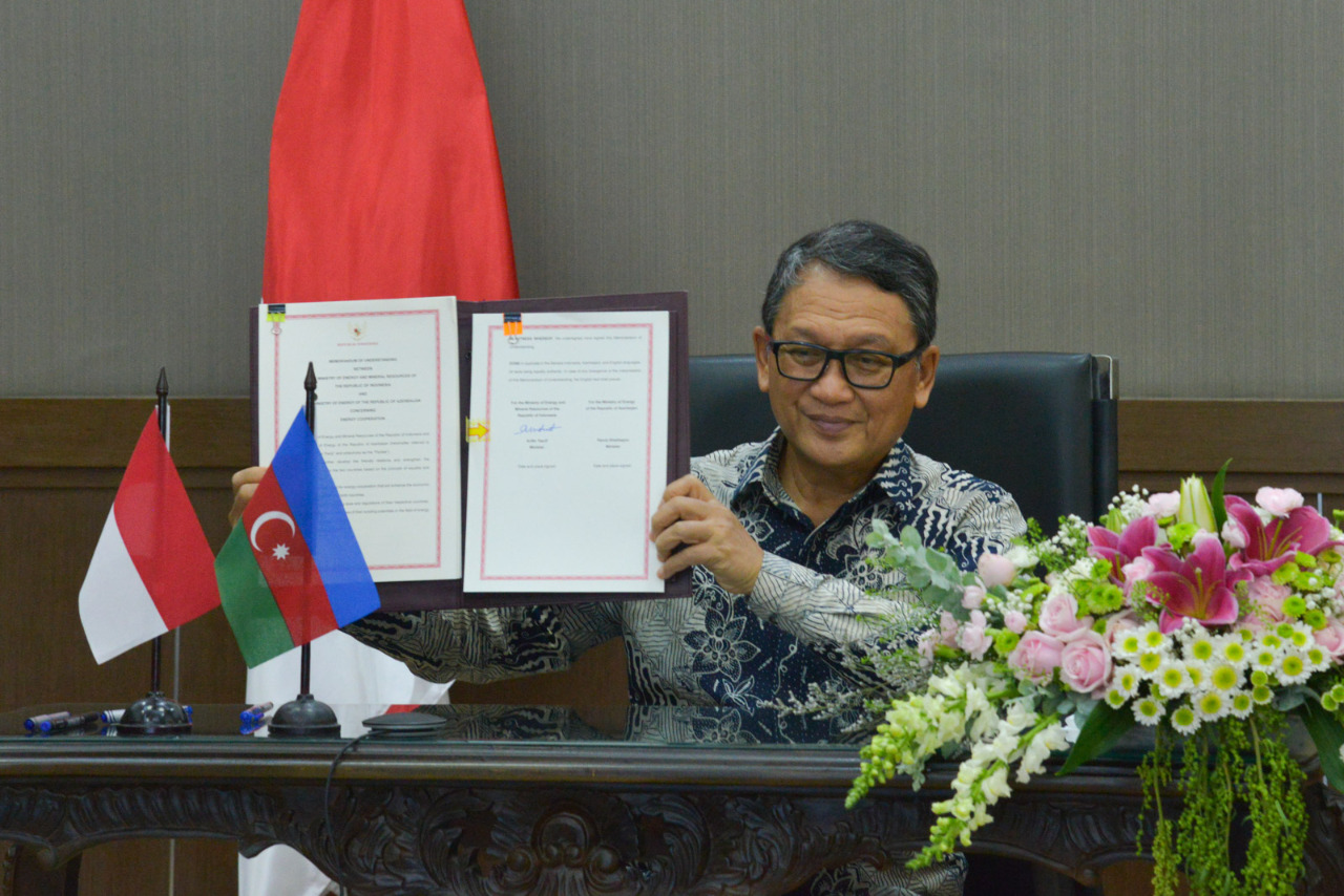 Indonesia, Azerbaijan sign MoU on energy development