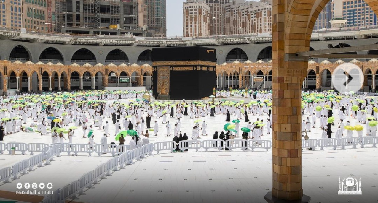 Pemerintah Saudi bagikan 11.520 payung kepada jamaah umroh