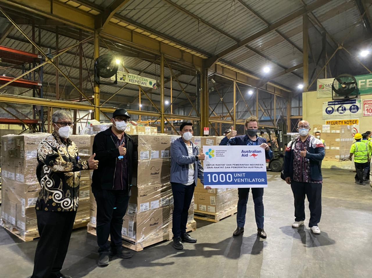 COVID-19 – Indonesia terima bantuan 1.000 ventilator dari Australia