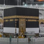 Hajj1442 – Holy Kaaba's cover raised, marking beginning of hajj season