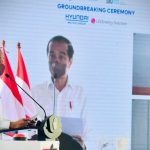 Pembangunan pabrik baterai kendaraan listrik pertama di Indonesia dimulai