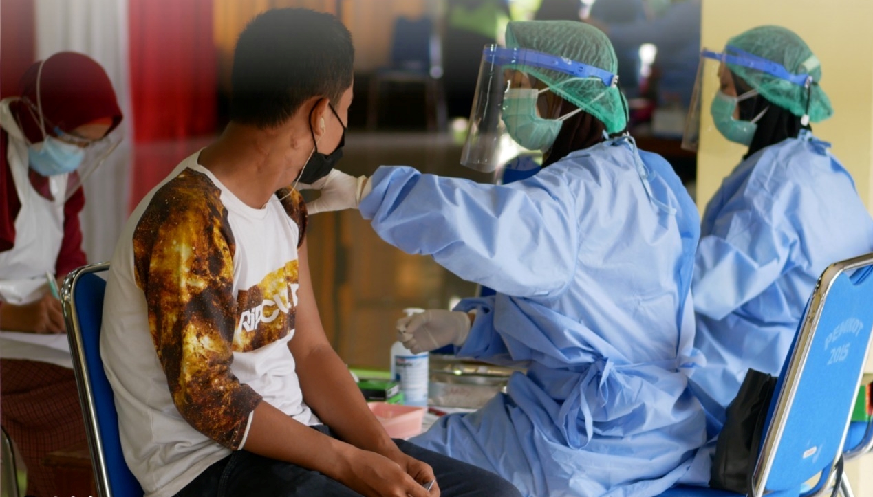 COVID-19 – 128 million Indonesians have received full doses of vaccines