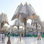 Payung konvertibel teduhkan 228.000 jamaah di Masjid Nabawi Madinah
