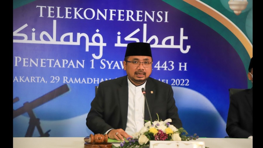 1 Syawal 1443 H jatuh pada 2 Mei 2022