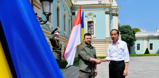 Indonesian president meets Zelenskyy at Maryinsky Palace for peace mission