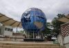 The Equator Monument in Indonesia