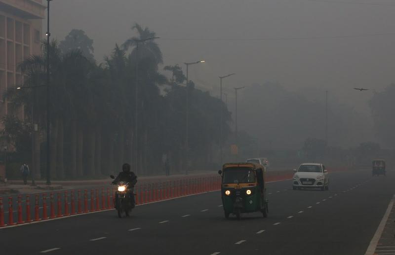 Kabut asap di New Delhi 