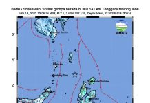Earthquake shakes North Sulawesi