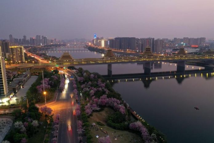 Kota Liuzhou di China