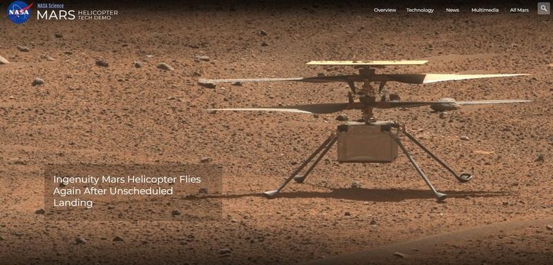 Helikopter Mars milik NASA