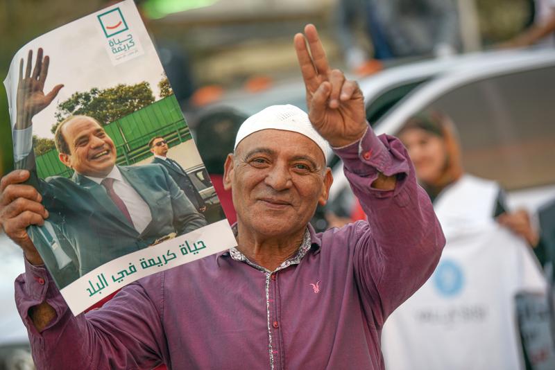 Presiden petahana Abdel-Fattah al-Sisi